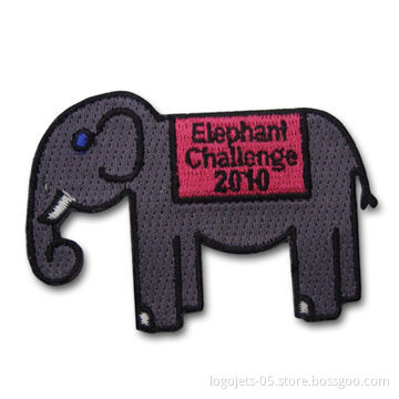 Embroidered Patch with Heat Cut Boarder